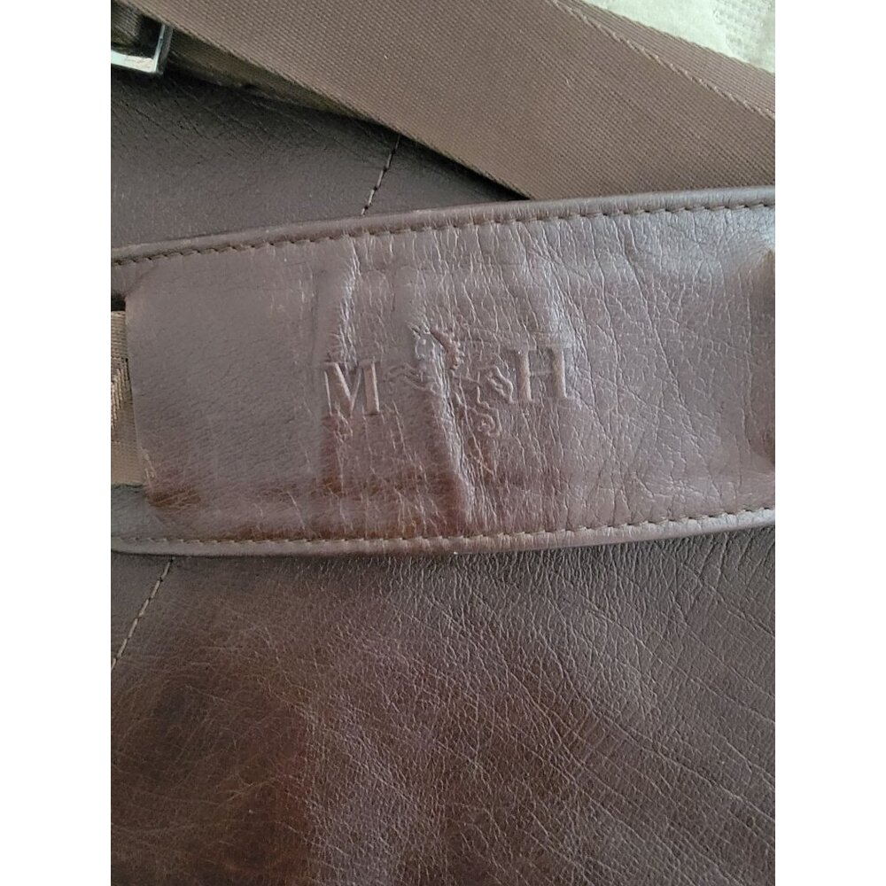Mario Hernandez Brown Leather Messenger Crossbody Bag Handmade In Colombia - Picture 7 of 14